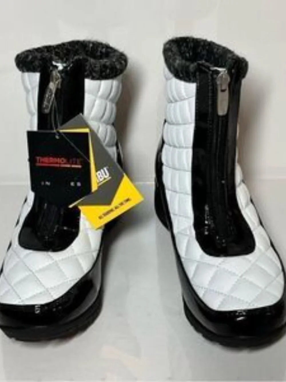 Khombu Megan Waterproof Front-Zip Winter Boots